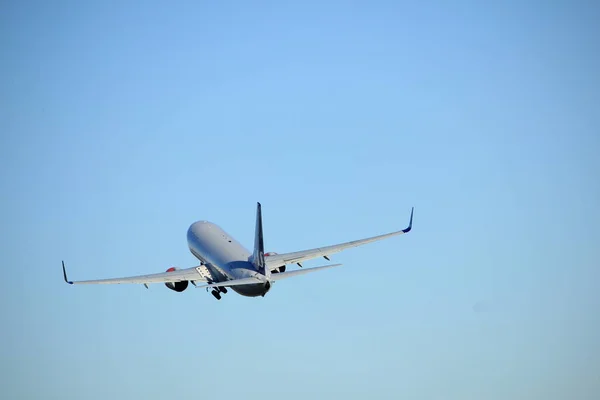 Amsterdam Netherlands January 7Th 2018 Rga Sas Scandinavian Airlines Boeing — Stock Photo, Image