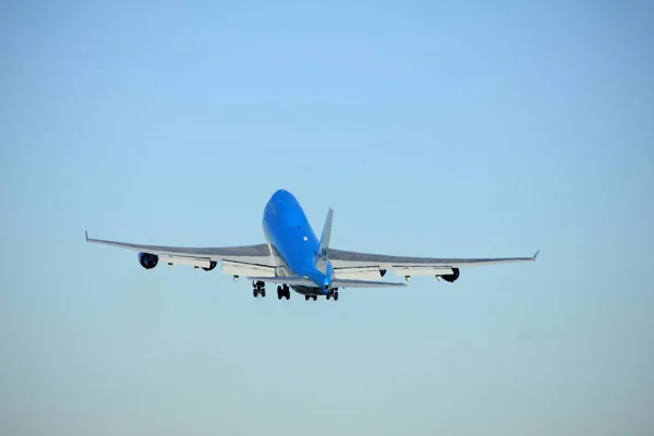 Ámsterdam Países Bajos - 7 de enero de 2018: PH-BFY KLM Boeing 747 —  Fotos de Stock