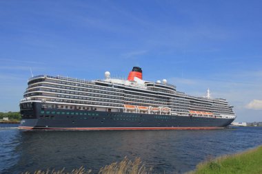 Velsen, Hollanda - 5th Haziran 2017: Kraliçe Victoria, Cunard