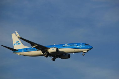 Amsterdam Hollanda - 7 Temmuz 2017: Ph-Hsd Klm Royal Dutch Airlines Boeing