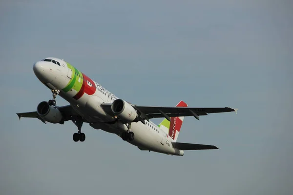 Amsterdam, Nederland - 2e juni 2017: Cs-Tnn Tap - Air Portugal — Stockfoto