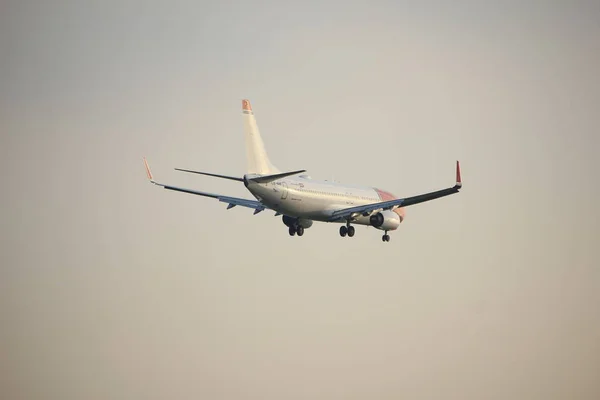 Amsterdam, Nizozemsko - 14. ledna 2018: Ln-Nhf Norwegian Air Boeing — Stock fotografie