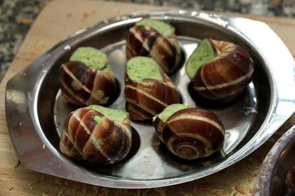 Escargots de Bourgogne — Stock Photo, Image