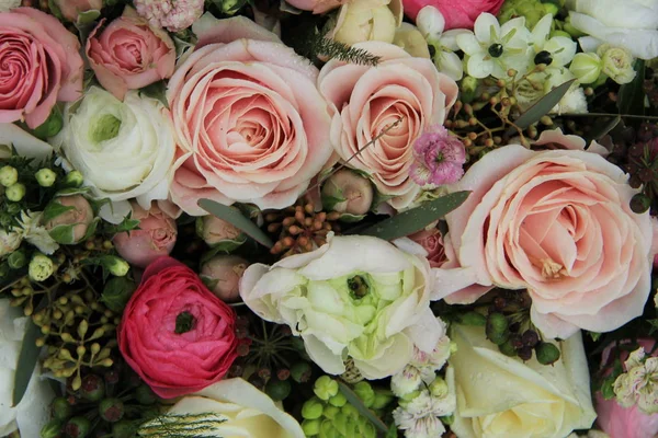 Flores de boda de pastel — Foto de Stock