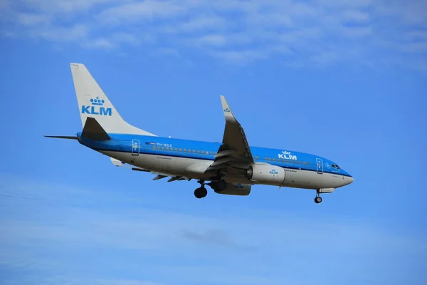 Ámsterdam, Países Bajos, 15 de julio de 2016: PH-BGX KLM Boeing 737 — Foto de Stock