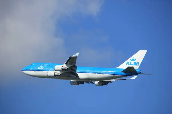 Amsterdam Países Bajos - 23 de septiembre de 2017: PH-BFI KLM Boeing 747 — Foto de Stock