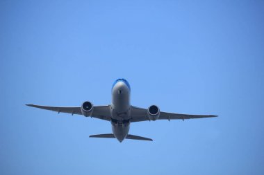 Amsterdam Hollanda - 4 Mart 2018: Ph-Tfk TUI Havayolları 8 787 Dreamliner