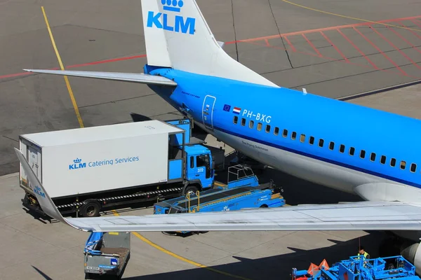 Amsterdã Holanda - 26 de maio de 2017: PH-BXG KLM Boeing 737 — Fotografia de Stock
