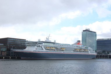 Amsterdam, Hollanda - 27 Nisan 2017: Balmoral Fred Olsen