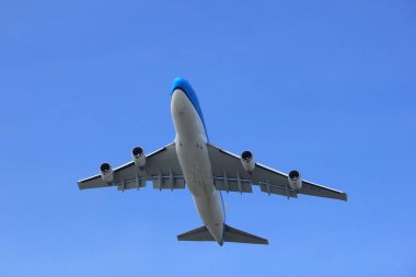 Amsterdam Hollanda - 4 Mart 2018: Ph-Bfy Klm Boeing 747 - 400m