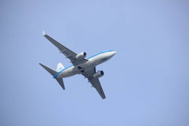 Amsterdam Hollanda - 4 Mart 2018: Ph-Bgr Klm Royal Dutch Airlines Boeing 737-700