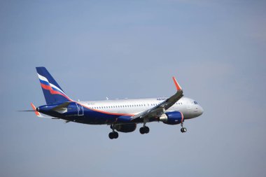 Amsterdam, Hollanda, Temmuz, 21 2016: Vp-Bjy Aeroflot - Rus hava yolları