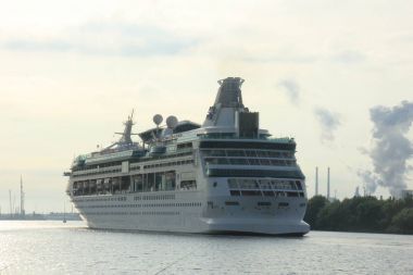 Velsen, Hollanda - 3 Haziran 2017: Vizyon Seas, Royal Caribbean International