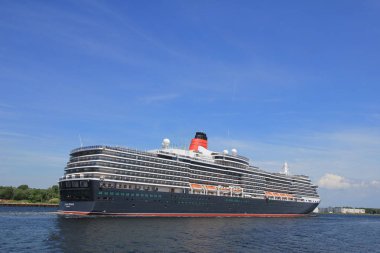Velsen, Hollanda - 5th Haziran 2017: Kraliçe Victoria, Cunard