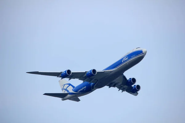 Amsterdam Nederland - 4e maart 2018: Vq-Bfu vrachtvervoerder Boeing 747-8f — Stockfoto