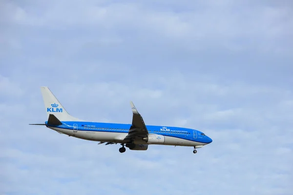 Ámsterdam, Países Bajos, 15 de julio de 2016: PH-BXZ KLM Boeing 737 — Foto de Stock
