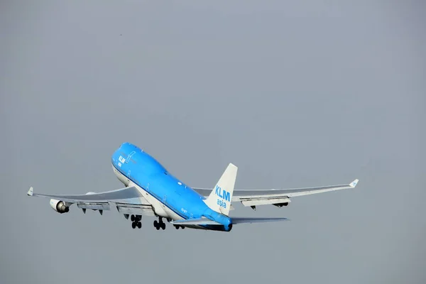 アムステルダム (オランダ)-2017 年 6 月 2 日: Ph Bfy klm オランダ航空ボーイング 747-406 — ストック写真