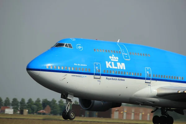 Amsterdam, Holandia - 2 czerwca 2017: Ph-Bfr Klm Royal Dutch Airlines — Zdjęcie stockowe