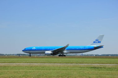 Amsterdam, Hollanda - 12 Haziran 2015: Ph-Aka Klm Airbus A3