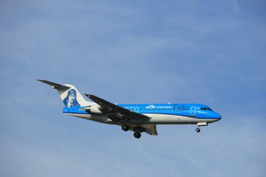 Amsterdam Hollanda - 7 Temmuz 2017: Ph-Kzu KIM Cityhopper