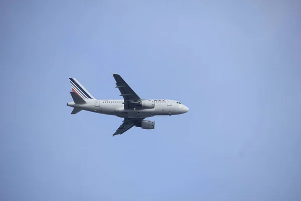 Amsterdam, Holandia - 4 marca 2018: F-Gugr Air France Airbus A318-100 — Zdjęcie stockowe