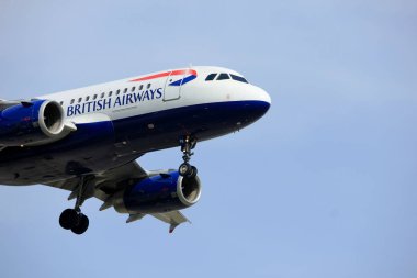 Amsterdam Hollanda - Nisan, 7 2018: G-Eups British Airways