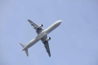 Amsterdam Hollanda - 4 Mart 2018: F-Gtak hava Fransa Airbus A321-200