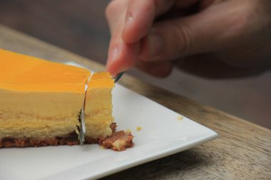 Taze mango şeftali Mus şekerlemeler