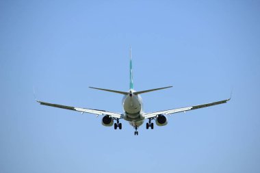 Amsterdam Hollanda - Nisan, 21 2018: Ph-Hxi Transavia Boeing