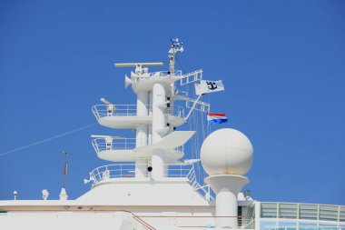 Velsen, Hollanda - Nisan, 20 2018: Ms Brilliance of the Seas