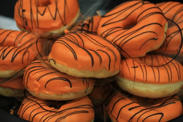 Rosquillas de hielo naranja — Foto de Stock