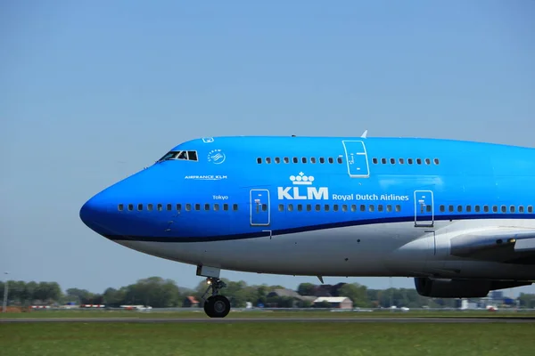 Amsterdam the Netherlands - 04. Mai 2018: ph-bft klm royal dutch airlines boeing 747-400m — Stockfoto
