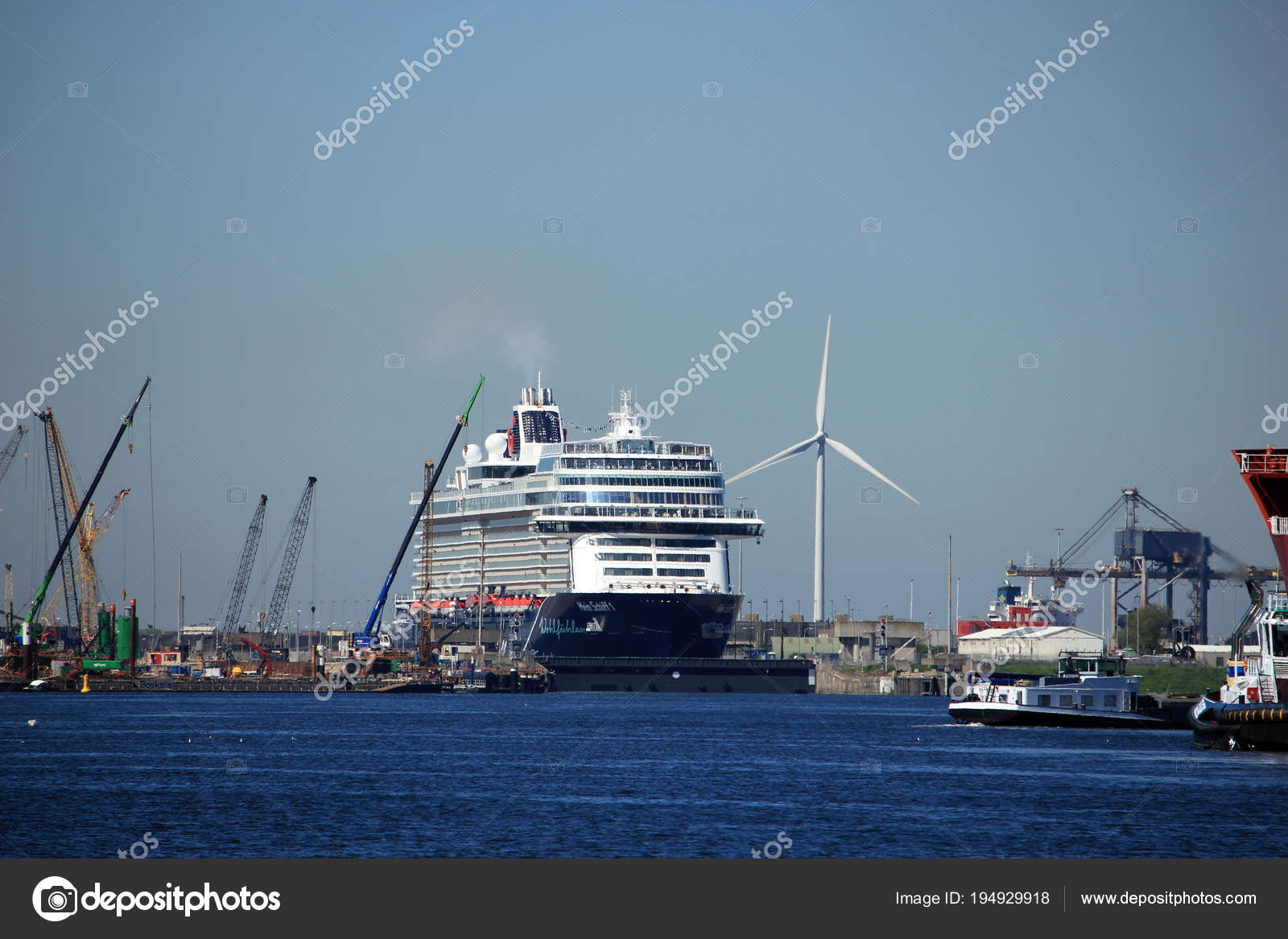 Velsen The Netherlands May 7th 2018 Mein Schiff 1 Tui