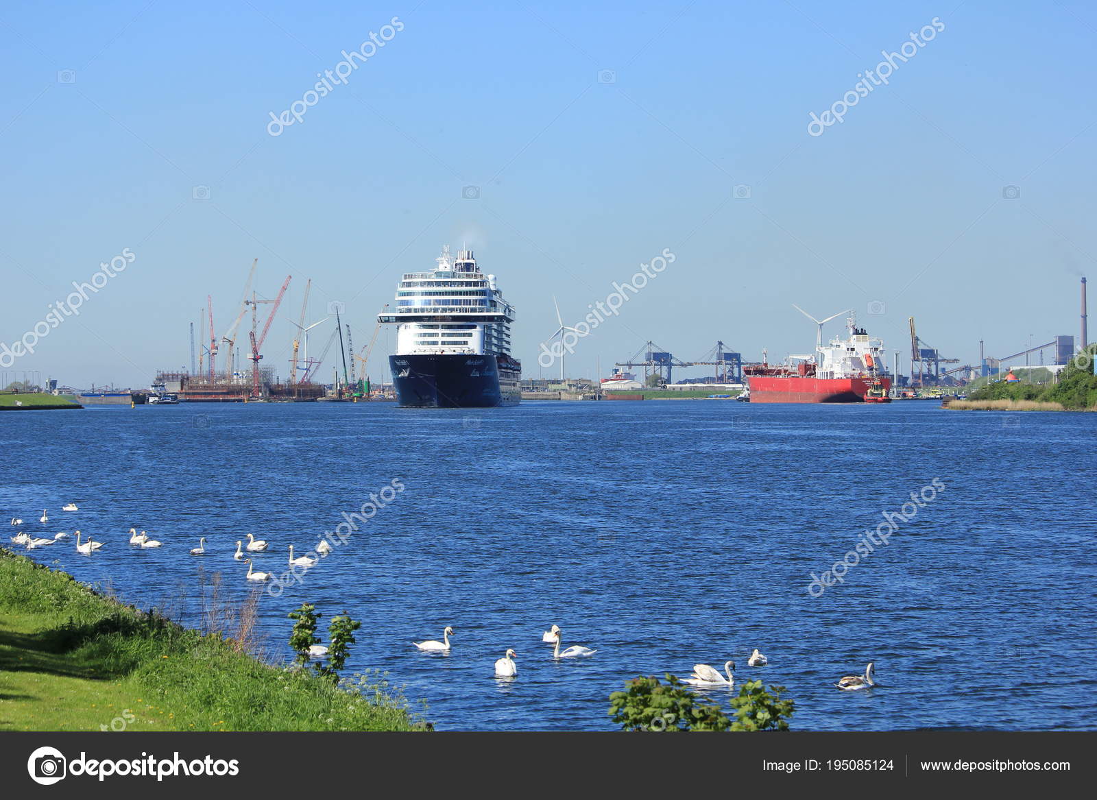Velsen The Netherlands May 7th 2018 Mein Schiff 1 Tui
