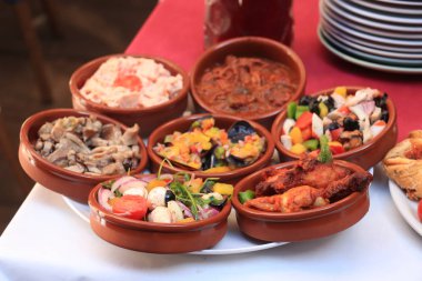 Çeşitli İspanyolca tapas