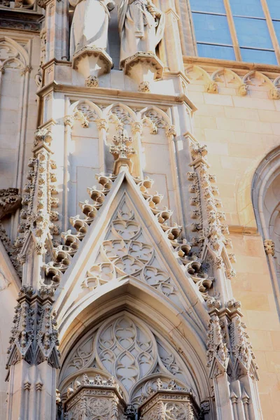 Βαρκελώνη, Ισπανία - 29 Σεπτεμβρίου 2019: Gothic Cathedral Barcelona — Φωτογραφία Αρχείου