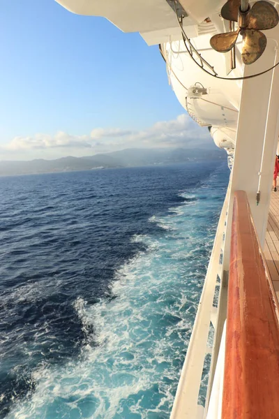 Cruise ship deck — Stock Photo, Image