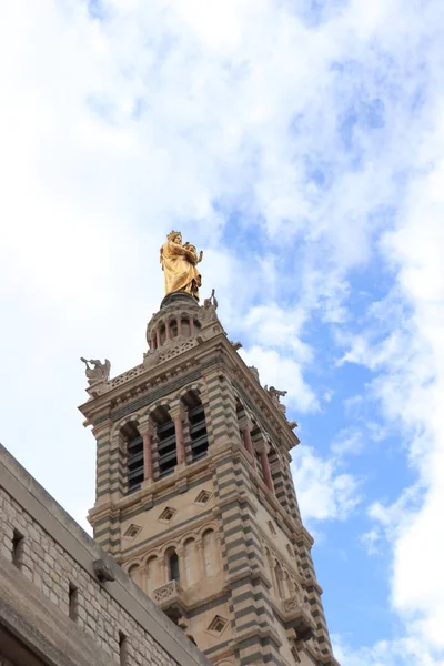 Marseille, France - september 25th 2019: Notre Dame De La Garde cathedral — Stock Photo, Image
