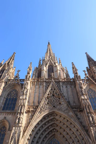 Barcelona, Španělsko - 29. září 2019: Gotická katedrála Barcelona — Stock fotografie