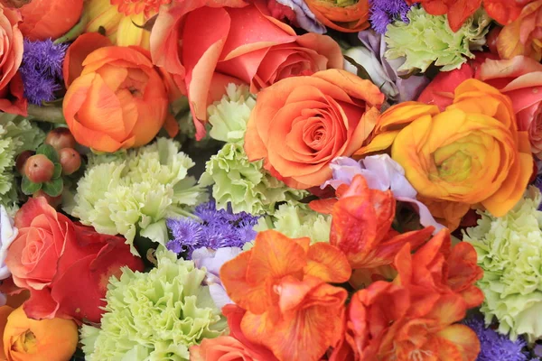 Colorful wedding flowers — Stock Photo, Image