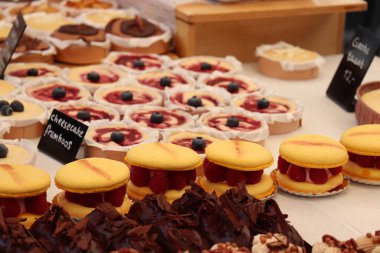 Haarlem, Hollanda, 6 Ekim 2018: Taze şekerleme