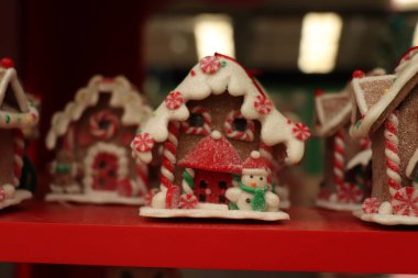 Aalsmeer, Hollanda - 7 Kasım 2018: Zencefilli kurabiye evi