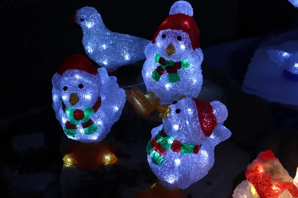 Aalsmeer, Holanda - 7 de novembro de 2018: Decorações de iluminação de Natal — Fotografia de Stock