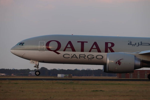 Amsterdam the Netherlands - July 26th 2018: A7-BFH Qatar Airways Cargo