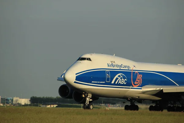 Amsterdam, the Netherlands  - June 1st, 2017: VQ-BUU AirBridgeCargo Boeing — Stock Photo, Image