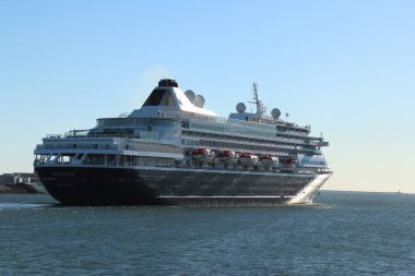 Ijmuiden, Hollanda -30 Haziran 2018: Prinsendam of Holland America Line