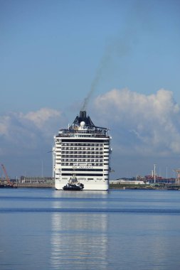 Velsen, Hollanda - 23 Eylül 2017: Msc Preziosa