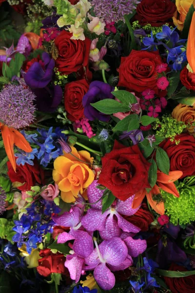 Fleurs de mariage colorées — Photo