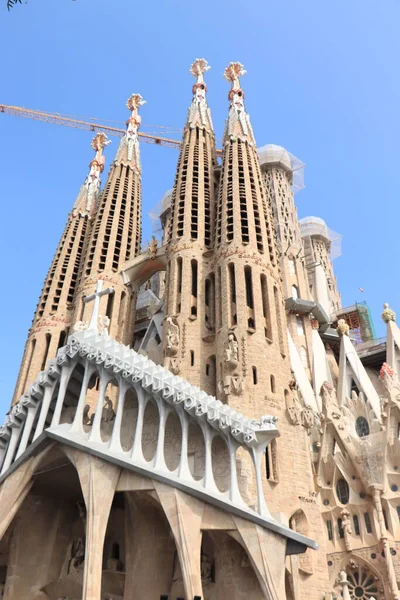 バルセロナ スペイン 2019年9月28日 サグラダ ファミリア アントニ ガウディ設計1882年3月から建設中 — ストック写真