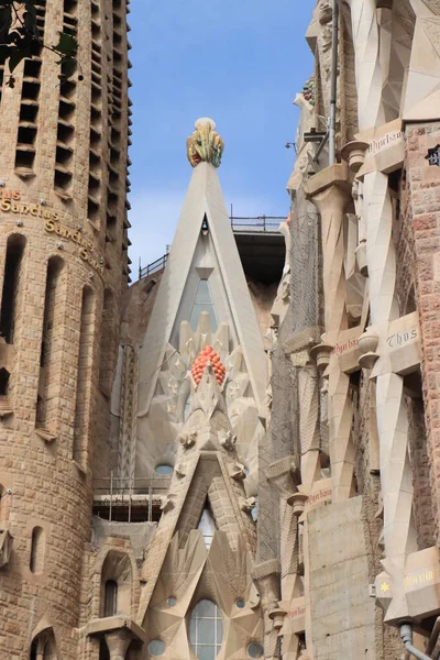 Barcelona España Septiembre 2019 Sagrada Familia Diseñado Por Antoni Gaudí —  Fotos de Stock